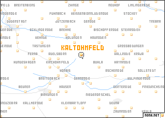 map of Kaltohmfeld