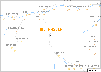 map of Kaltwasser