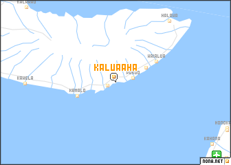 map of Kaluaaha