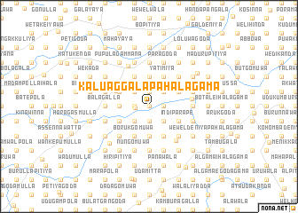 map of Kaluaggala Pahalagama