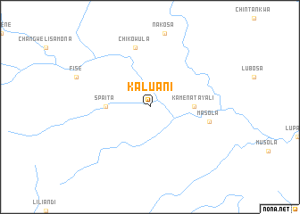 map of Kaluani