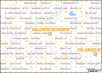 map of Kaluarachchigama