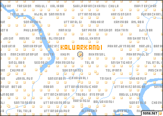 map of Kāluār Kāndi