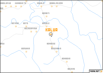 map of Kalua