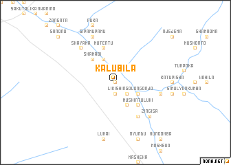 map of Kalubila