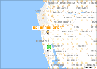 map of Kalubowila East