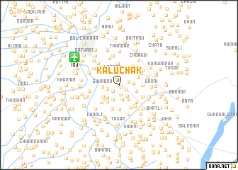 map of Kālū Chak