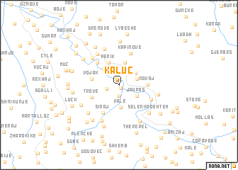 map of Kaluç