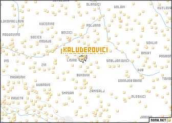 map of Kaluđerovići