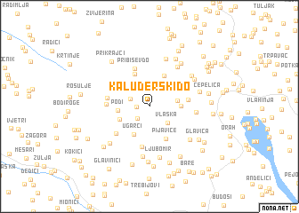 map of Kaluđerski Do