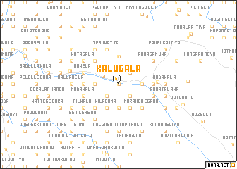 map of Kalugala