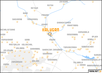 map of Kalūgān