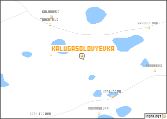 map of Kaluga-Solov\