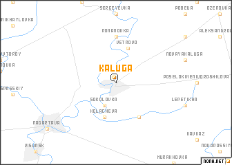 map of Kaluga