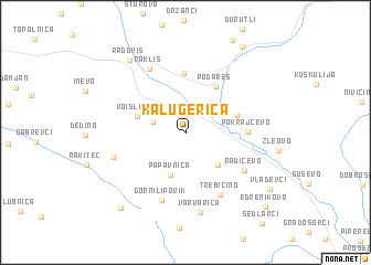 map of Kalugerica