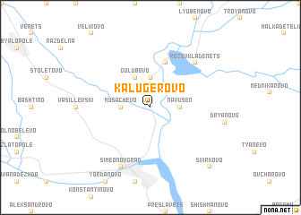 map of Kalugerovo