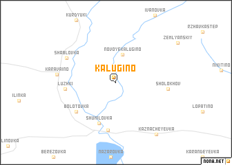 map of Kalugino