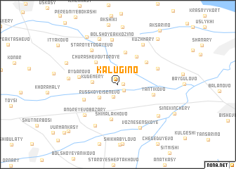 map of Kalugino