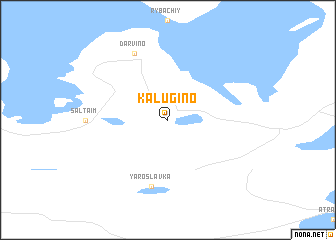 map of Kalugino