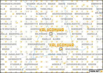 map of Kalugomuwa