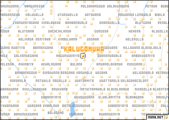 map of Kalugomuwa