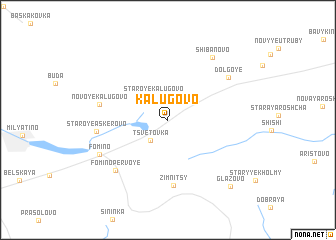 map of Kalugovo
