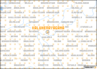 map of Kaluhenayagama