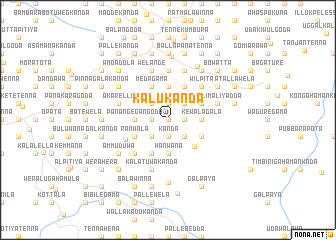 map of Kalukanda