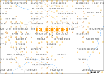 map of Kalukandugama