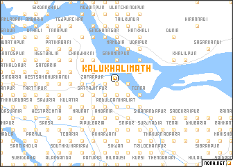 map of Kālukhāli Māth