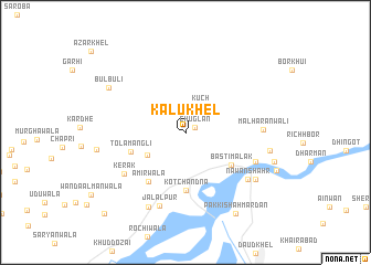 map of Kālu Khel