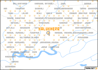 map of Kālu Khera