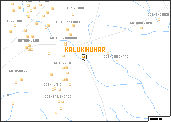 map of Kālu Khuhar