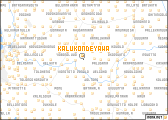 map of Kalukondeyawa