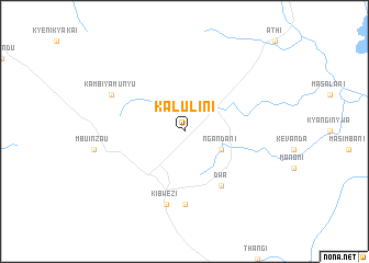 map of Kalulini