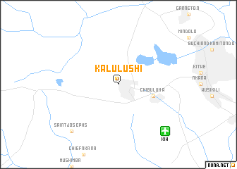 map of Kalulushi