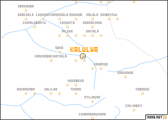 map of Kalulwa