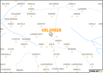 map of Kalumaga