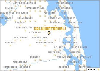 map of Kalumantanveli