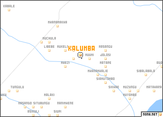 map of Kalumba