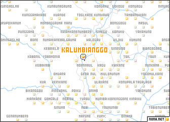 map of Kalumbianggo