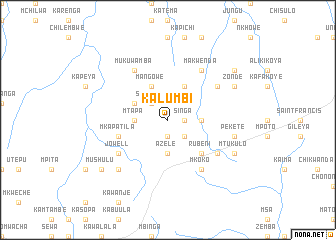 map of Kalumbi