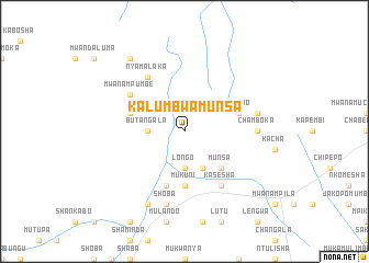 map of Kalumbwa Munsa