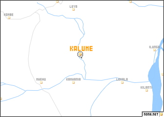 map of Kalume