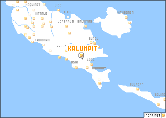 map of Kalumpit