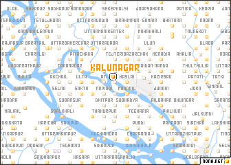 map of Kālunagar