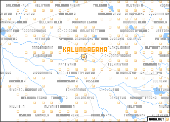 map of Kalundagama