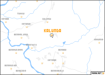 map of Kalunda