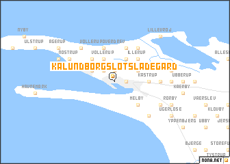 map of Kalundborg Slots Ladegård