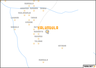 map of Kalundula